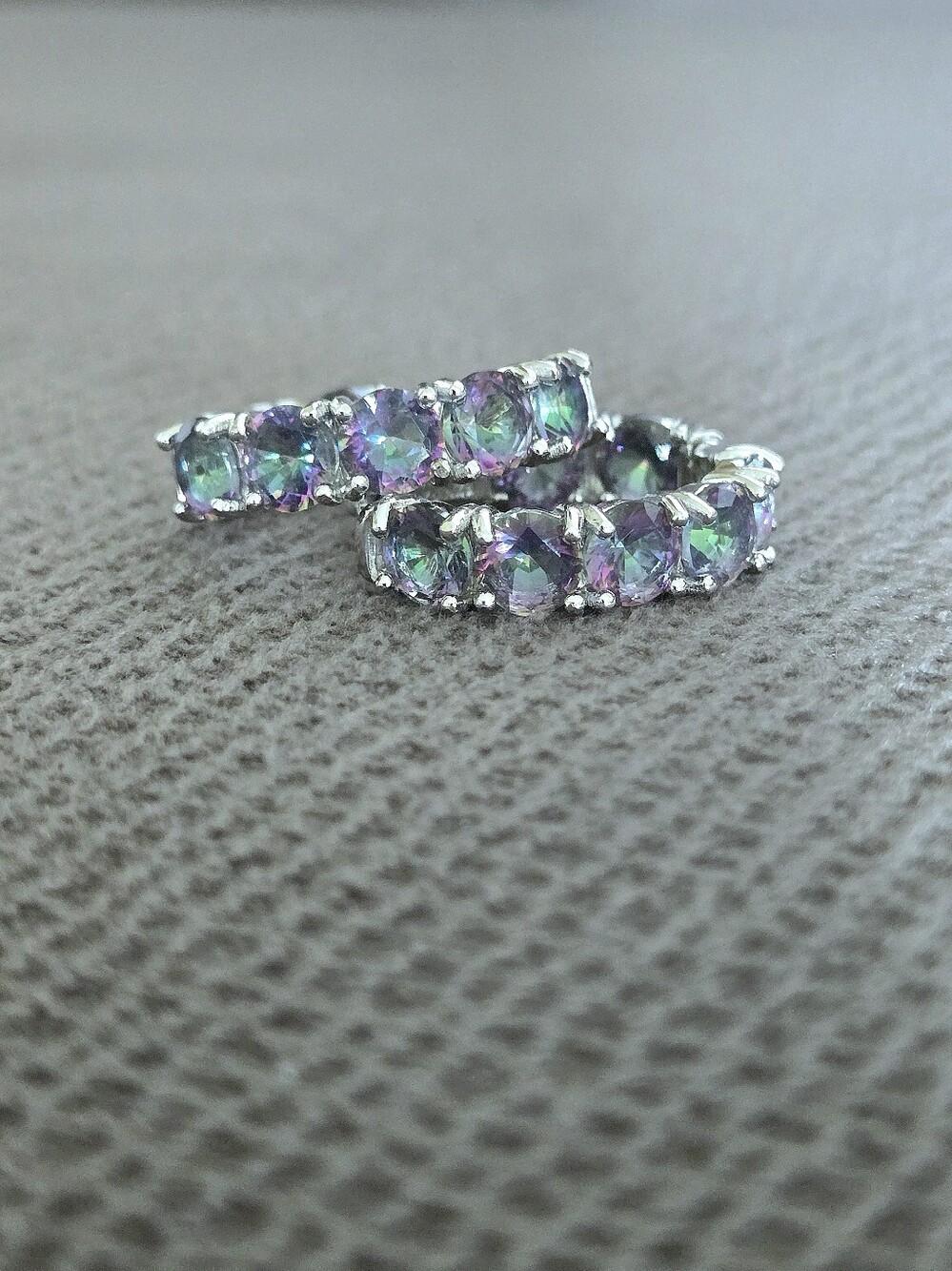 Cote d'Argent Mystic🧙‍♂️ Quartz Hoops - NWT